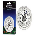 3" Diameter Metal Compass